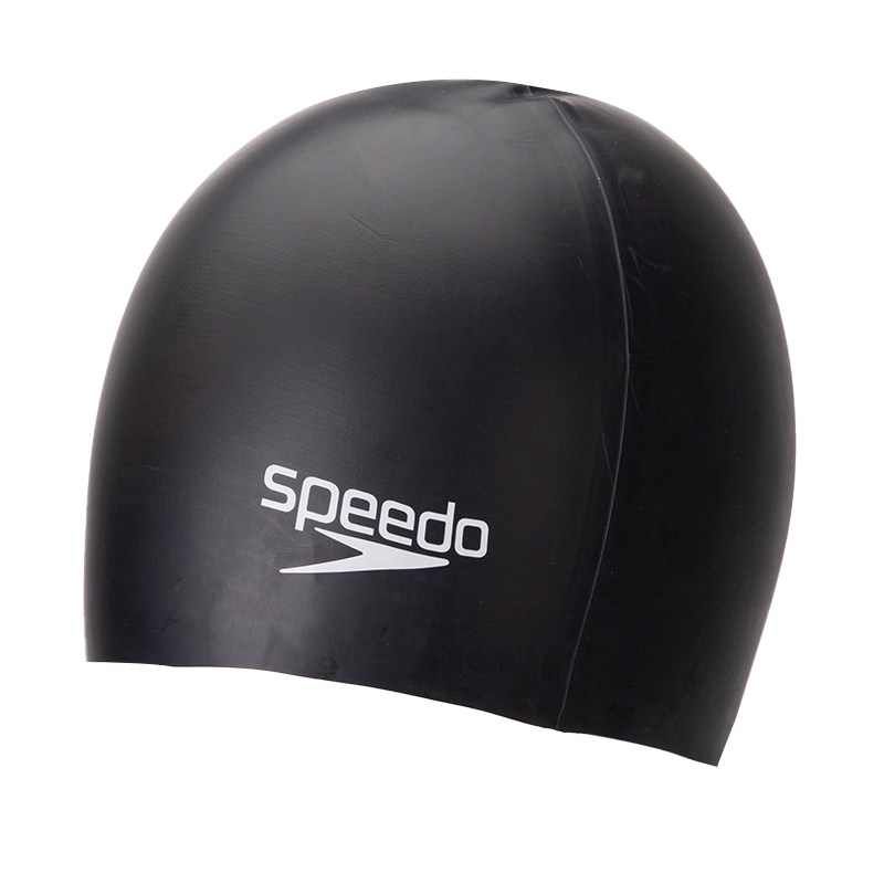 速比涛/SpeedoJNR FLAT SILICON CAP BLK童泳帽8-709930001